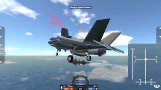 Simpleplanes F-35B new VTOL control test