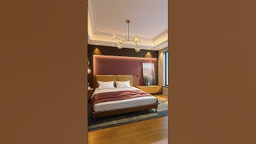 Realistic Bedroom Design Made on iPad | Procreate Sketch