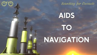 ATONS Aids to Navigation incl lateral, cardinal, lighthouse, COLREGS and IALA region A and region B