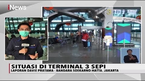 Layanan Transportasi Dibuka Kembali, Bandara Soetta Terpantau Sepi - iNews Siang 10/05