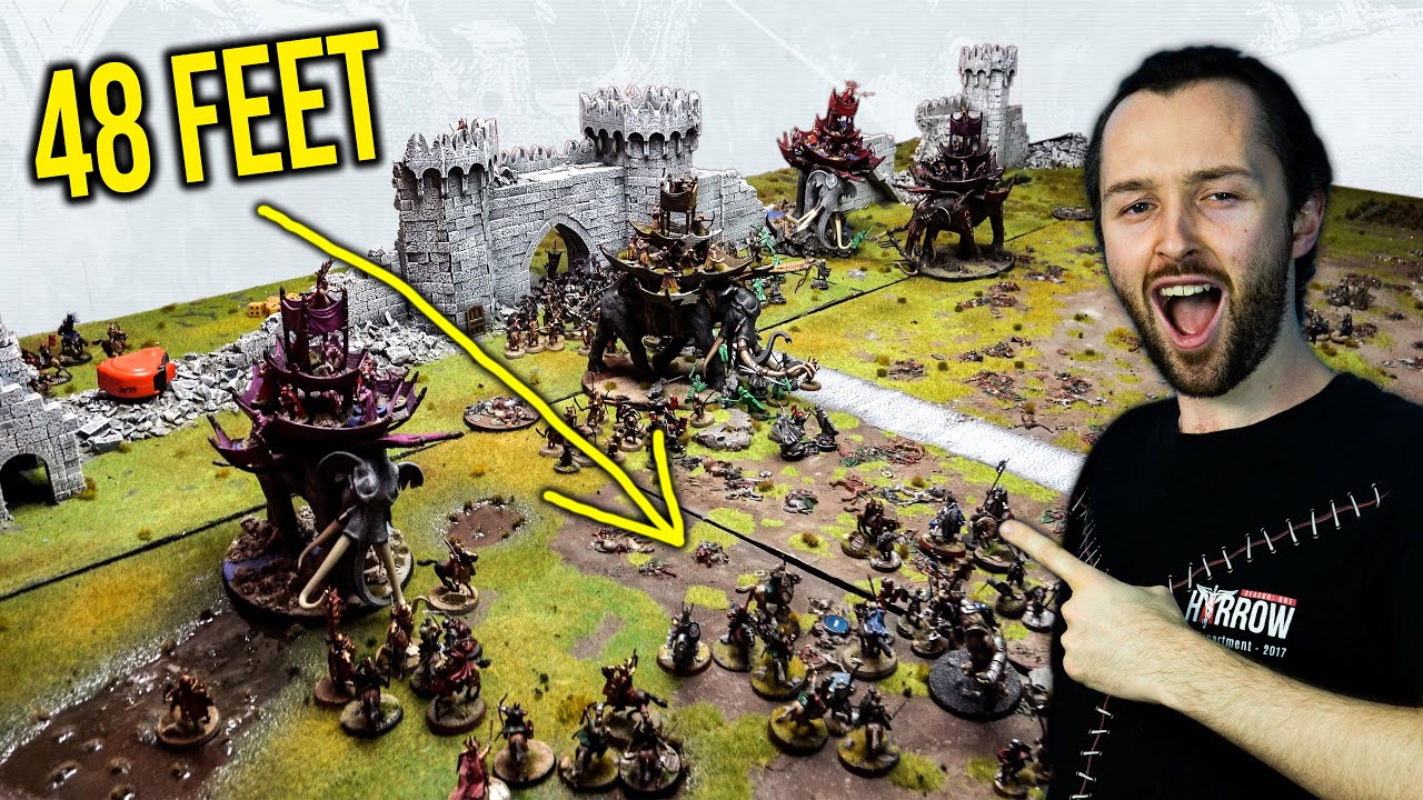 MEGA Lord of the Rings Gaming Board | Pelennor Fields | ONE YEAR BUILD | Warhammer Scenery