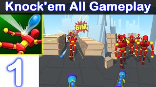 Knock'em All by VOODOO Game-play | walk-through (IOS , Android) | MG Games screenshot 5