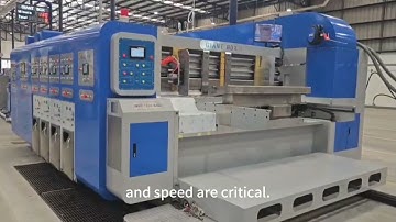 Full Corrugated Box Plant Setup |  Flexo Printer Slotter Die Cutter + Vibrator Stacker /Folder Gluer
