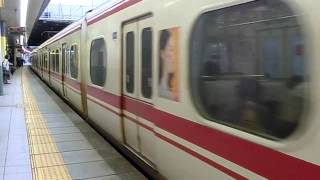名鉄1000系・1200系(1111F)快特新鵜沼ゆき金山駅発車