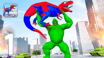 Extreme City Dinosaur Smasher 3D City Riots Android Gameplay