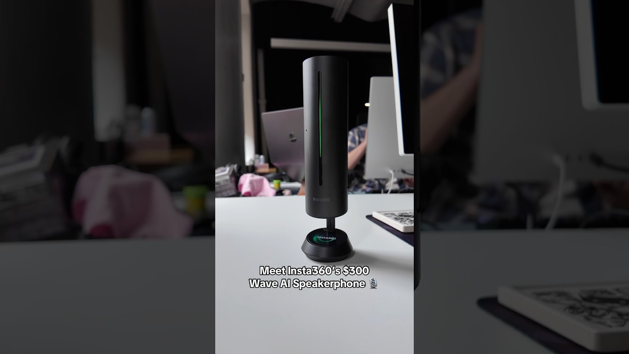 Unboxing the $300 Insta360 Wave AI Speakerphone