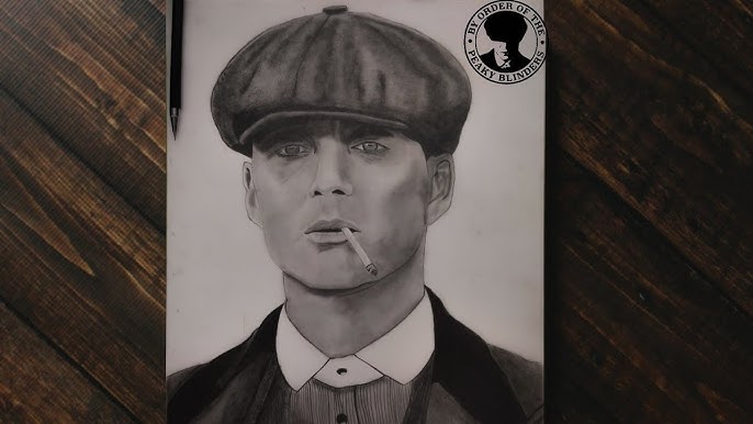 Peakyblinders Thomas Shelby Drawing How To Draw Realistic Thomas Shelby Sketch Shorts Sketch Youtube