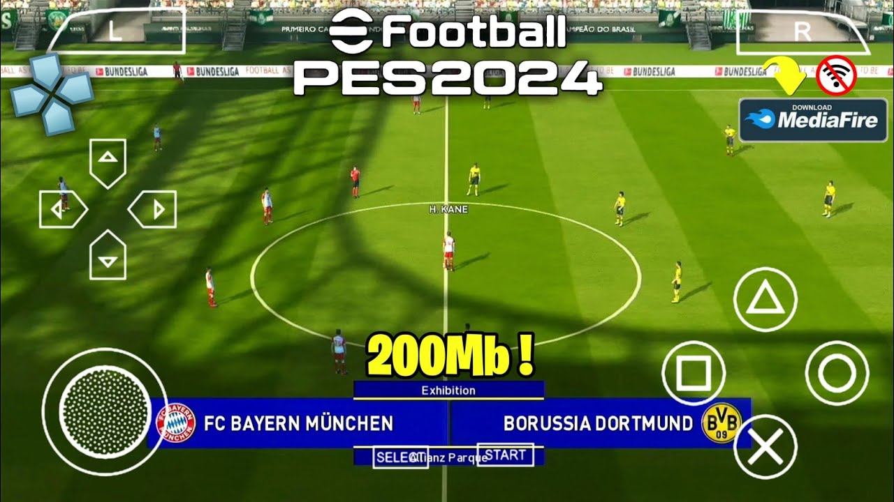 Main eFootball PES 2024 PPSSPP Lite 200MB Android Final Update Camera PS5 & Best Graphics