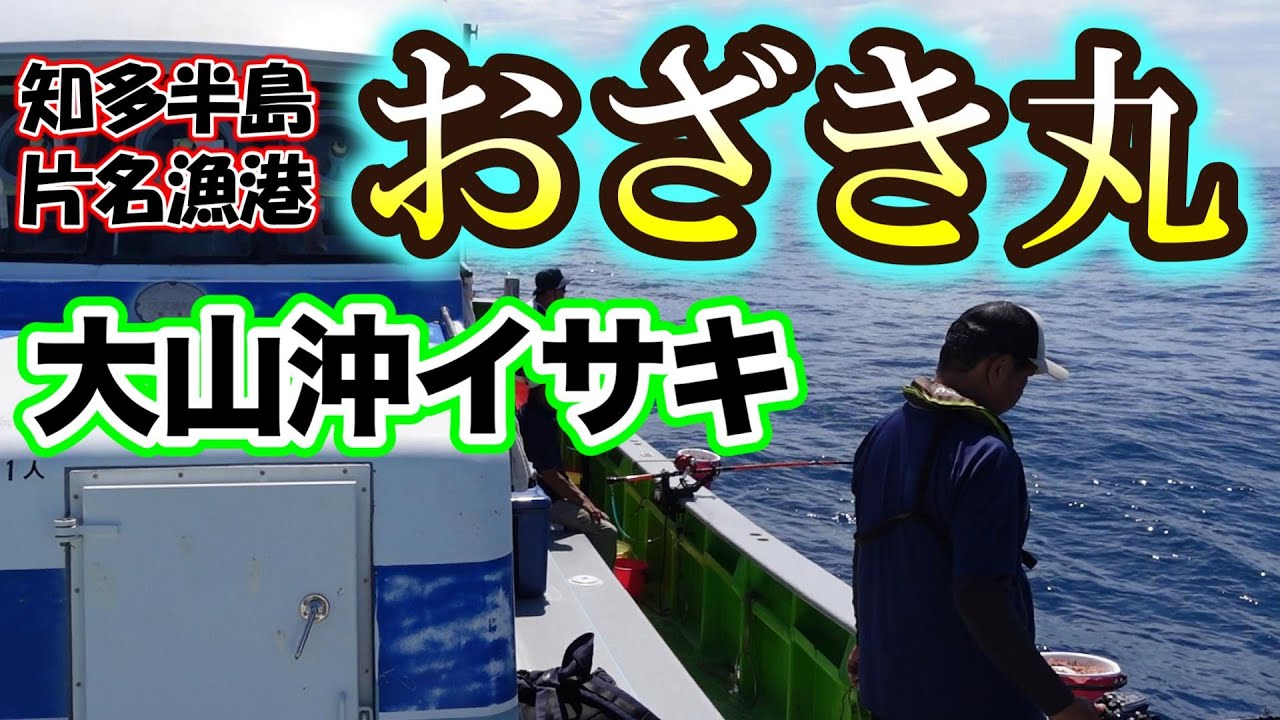 おざき丸で大山沖のイサキを狙います【知多半島　片名漁港】