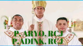 Tarian Penerimaan Dua Imam Baru Rogationist Pater Aryo, RCJ & Pater Adink, RCJ_Wailiti-Indonesia