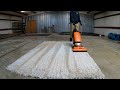 Pre-vacuum Vlog #20 || How to remove LOTS of dry soil from an area rug WITHOUT special equipment