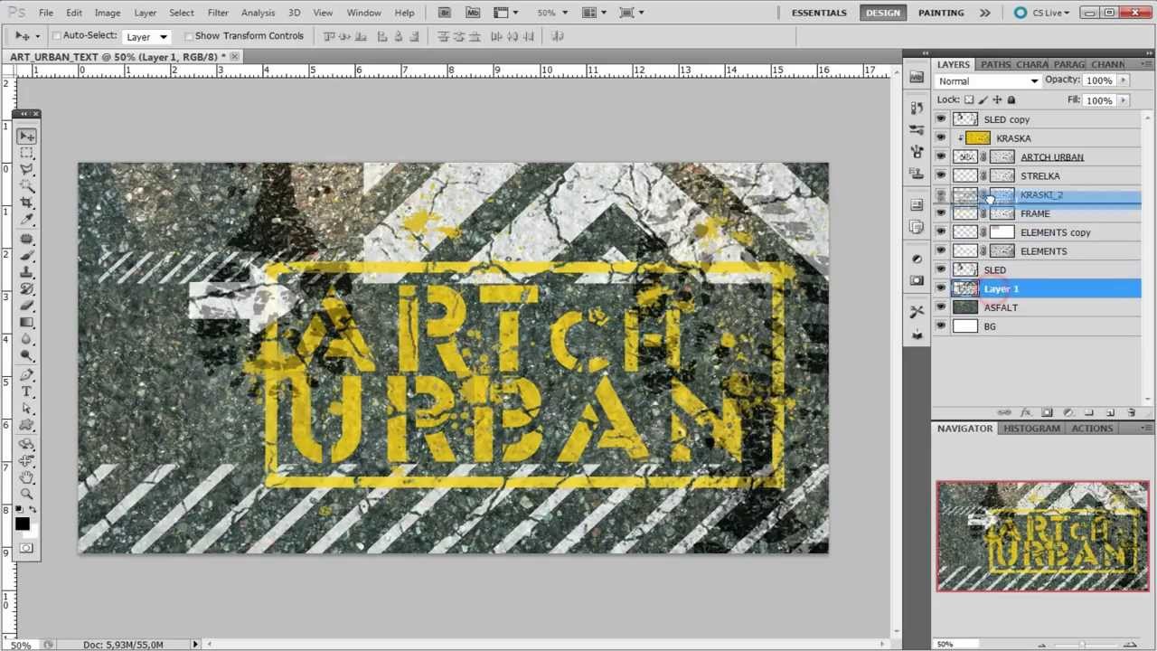 Урок_6_Adobe Photoshop CS5!!! Urban style text!!!