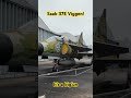 Saab 37E Viggen - it’s huge! #aviation #military #aircraft #sweden #coldwar #france #paris #shorts