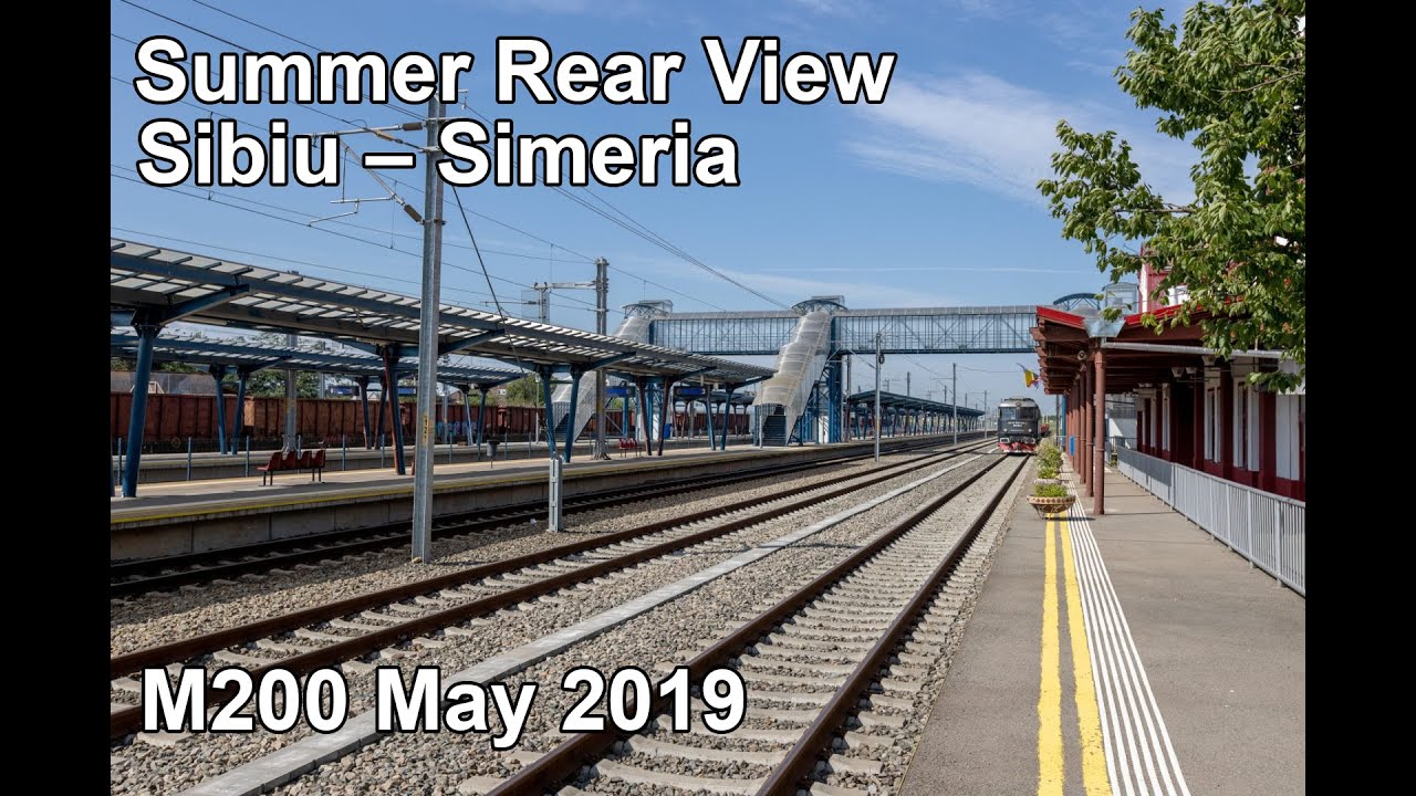Rear View/Zugfahrt Sibiu - Simeria, Romania/Rumänien[May19th/19 Mai 2019]