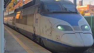 (한국철도) KTX-1 07호기 43 부산행 대전역 도착영상 2025년 11월 18일 촬영.