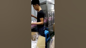 Hair lotion shampoo liquid filling nozzle tracking type automatic filling machine filler line