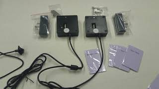 RFID Hidden Cabinet Multiple Lock System with Power Jack option. 2 Lock system Details