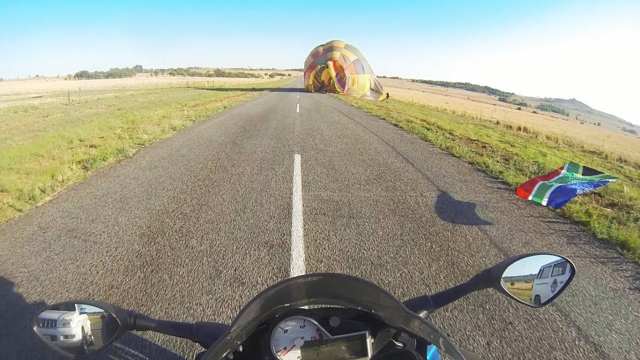 Quick Harties Trip And Hot Air Balloon In The Road 2018 YouTube
