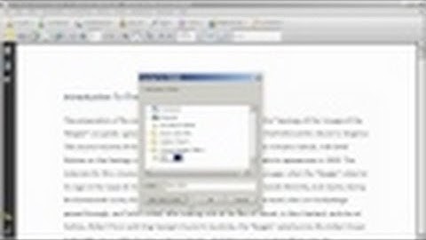Editing PDF Document Pages in Adobe Acrobat 9