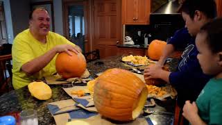 2016-10 Carter Halloween Pumpkin Carving