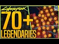 70+ LEGENDARY LOOT LOCATIONS In Cyberpunk 2077 - Weapons, Armor, Cyberware & Blueprints / Guide