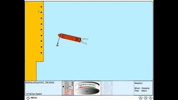 Shiphandling - Berthing using anchor with slack tide - 2