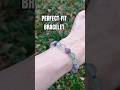 DIY Adjustable Gemstone Bracelet (Hidden Toggle)