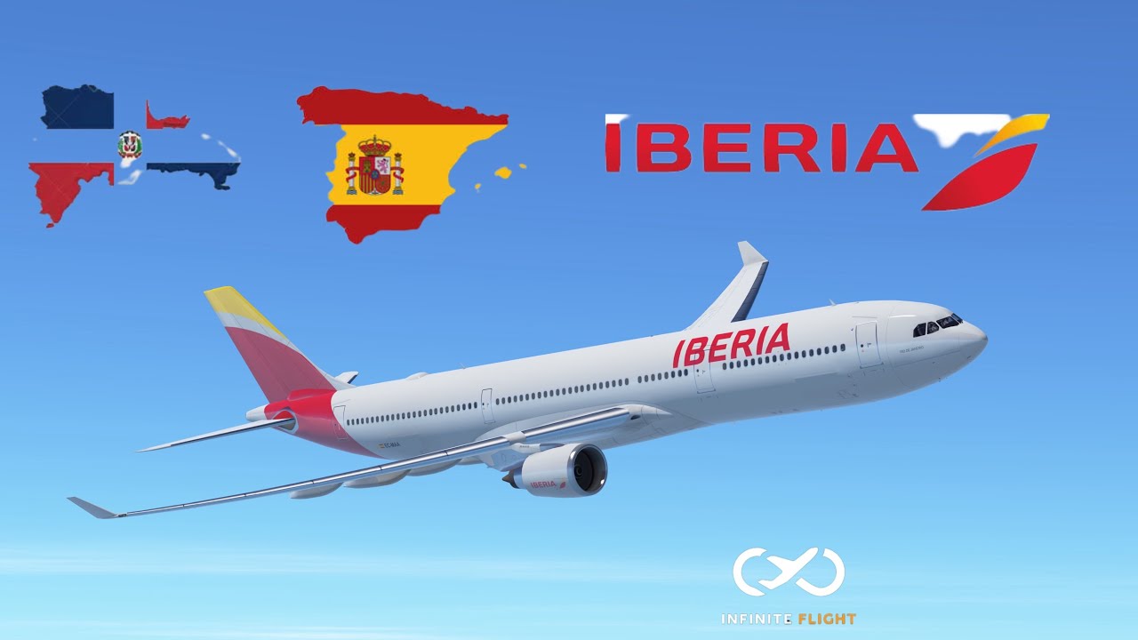Infinite Flight | Santo Domingo (SDQ) To Madrid (MAD) | A330 300 IBERIA