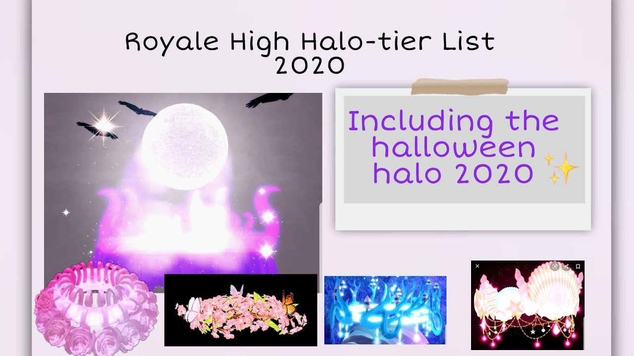 Royale High Halo Tier List Updated By Rarity Not Demand Read Pinned Comment Youtube