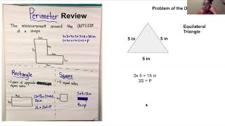 May 6 Math Workshop GR03  Perimeter   Equilateral Triangles