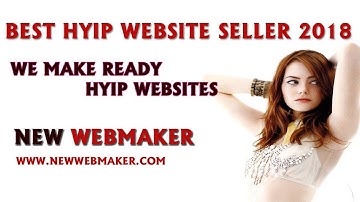 Best hyip website seller 2018