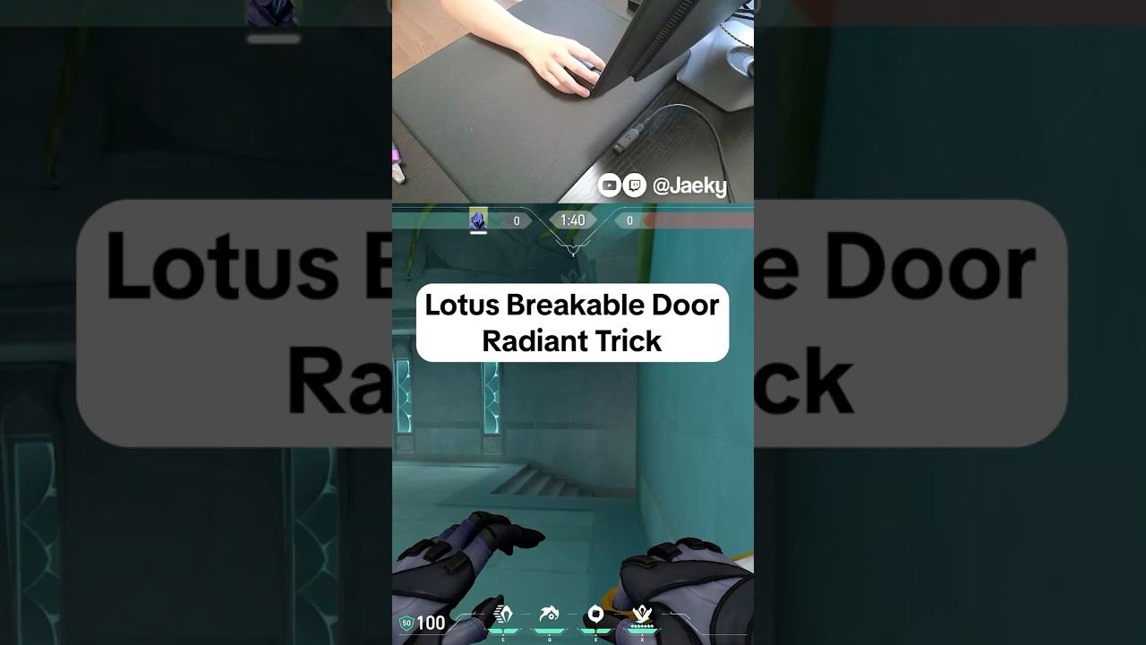 Трюк с ломающейся дверью Лотоса (советы Valorant)