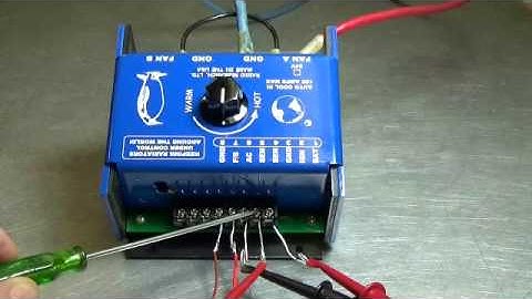 AUTO COOL III THE 125 AMP RADIATOR FAN CONTROLLER USING FAN RPM
