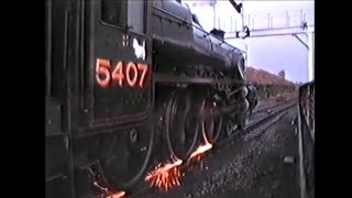 power of steam locomotive (wheel slip at high rpm )
