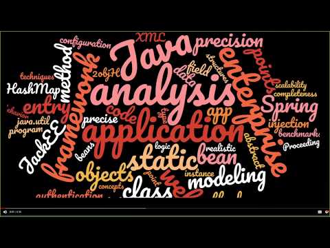 Teaser for PLDI'20 paper "Static Analysis of Java Enterprise Applications. Frameworks and Caches..."