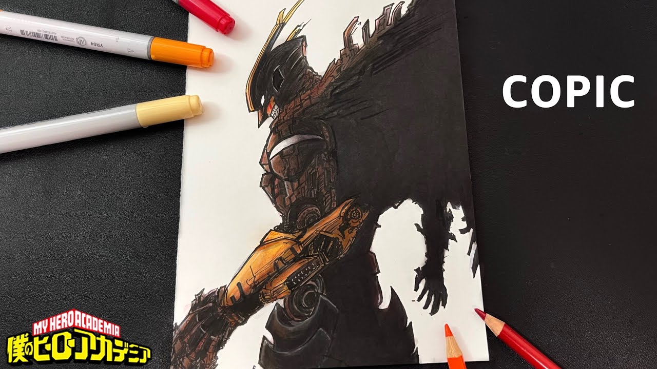 ヒロアカ】アーマードオールマイトを描いてみた / My Hero Academia
