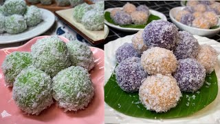 2 Easy Ondeh Ondeh Gula Melaka Recipes | 2 款爆浆椰丝糯米球食谱 | 做法简单又好吃