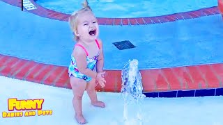 Try Not to Say Nooo! Cutest Acting Baby With Trouble Water