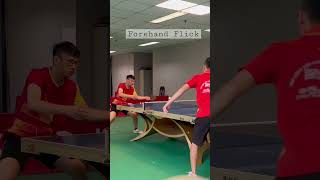Leaning Table Tennis: Forehand Flick Technique