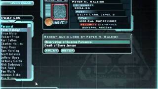 Doom 3 - Peter Raleigh PDA