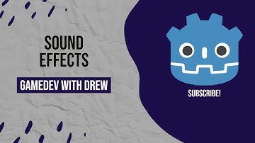 Sound Effects in 3 Minutes | Godot Tutorials | GameDev with Drew