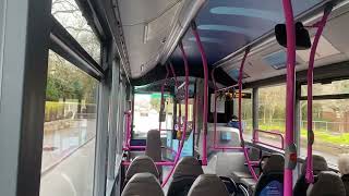 Onboard First Glasgow 67051 SN65 ZDO Service 255 From Buchanan to Hamilton
