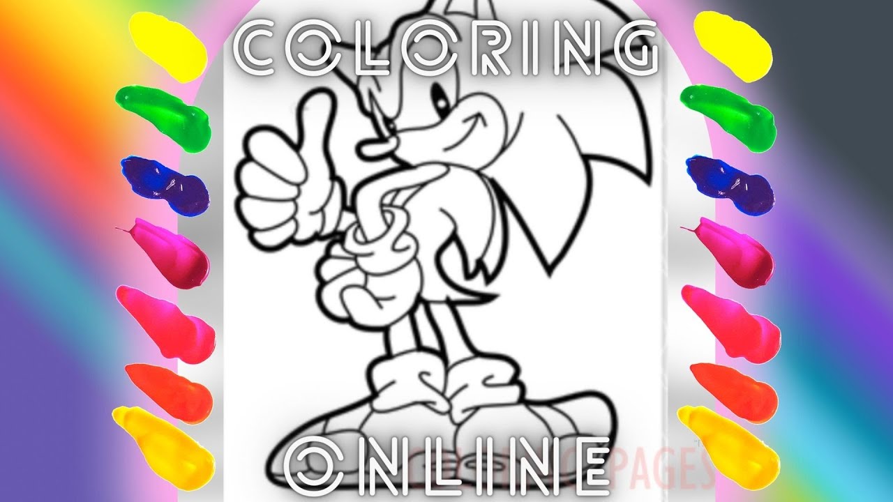 SONIC Roblox || Coloring page - YouTube