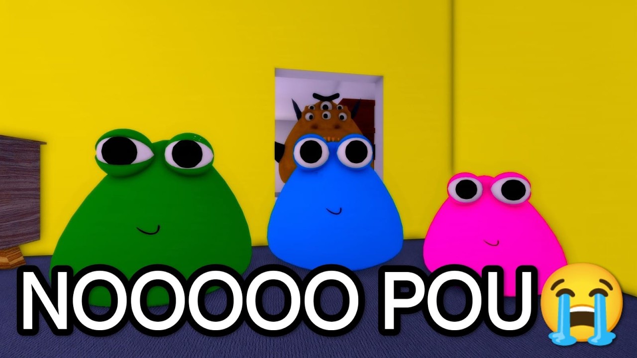 CUIDAMOS a LOS HERMANOS de POU en ROBLOX, ¿QUE PUEDE SALIR MAL? 🔪💀-Capitulo 2