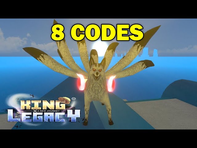 8 CODES* ALL WORKING CODES FOR KING LEGACY MARCH 2023! ROBLOX KING