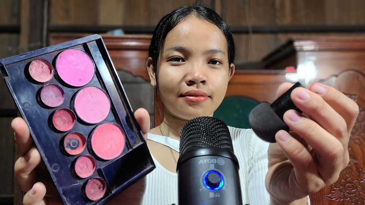 ASMR Doing Your Makeup Roleplay Tutorial - YouTube