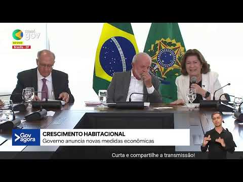 🔴 Lula participa de anúncio de medidas econômicas para sustentar o crescimento habitacional