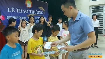 Tổ dân phố Ngọc Trì trao thưởng khuyến học khuyến tài năm học 2022 - 2023 l Caramen Hoàng Việt