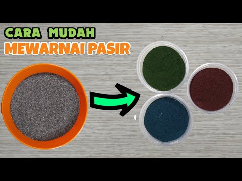 Video: Cara Mewarnai Pasir