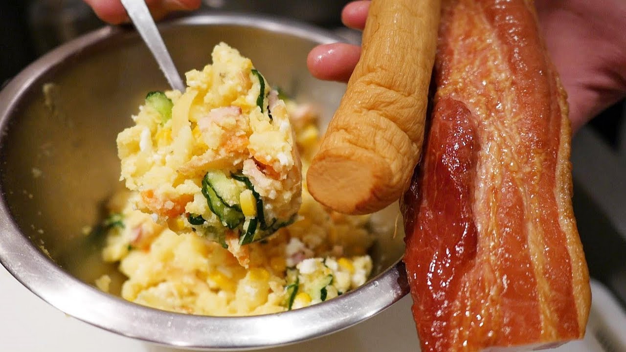 지금까지 이런 감자샐러드는 없었다 The Best Japanese Style of Potato Salad!!